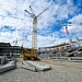 На строительстве стадиона «Открытие Арена» приступили к монтажу каркасов помещений для точек питания группы компаний «Шоколадница» на Восточной трибуне.